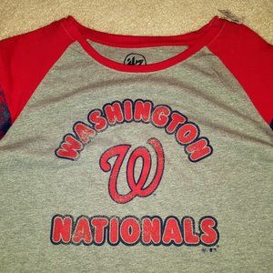 NWT Washington Nationals Vintage-look Tshirt,W-Med